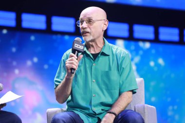 Jim Starlin, Marvel uzay evreninin yaratıcısı CCXP22 'nin ana sahnesini aldı. 1 Aralık 2022, Sao Paulo, Brezilya: Jim Starlin, Marvel uzay evreninin yaratıcısı, CCXP22 'de ana sahneye çıktı 