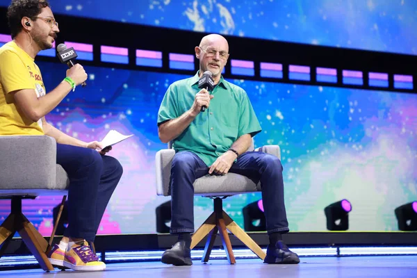 Jim Starlin Twórca Kosmicznego Wszechświata Marvela Zajmuje Główną Scenę Ccxp22 — Zdjęcie stockowe