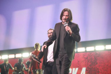 Kanadalı aktör Keanu Reeves, CCXP 22 'de' John Wick 4 'ün tanıtımına katıldı. 3 Aralık 2022, Sao Paulo, Brezilya: Kanadalı aktör Keanu Reeves 'John Wick 4' ün tanıtımı için Thunder By Cinemark sahnesinde bir panele katıldı.