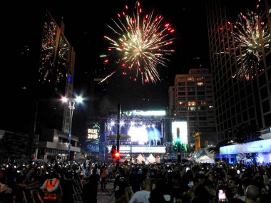 Sao Paulo 'daki Avenida Paulista' da yeni yıl eğlenceleri. 13 Aralık 2022, Sao Paulo, Brezilya: Sao Paulo Belediyesi, 2022-2023 yılbaşı arifesi festivalini duyurur. 