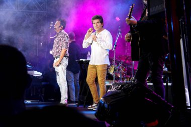 Brezilyalı şarkıcı Daniel, 40 yıllık müzikal kariyerini bir gemide kutluyor. 19 Aralık 2022, Santos, Sao Paulo, Brezilya: Daniel Ship için seçilen sahne her yaştan hayranların katıldığı inanılmaz MSC Fantasia idi.