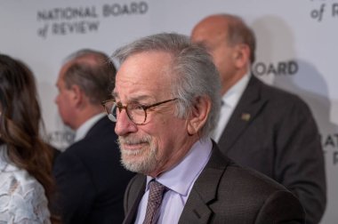Ulusal Değerlendirme Kurulu Yıllık Ödül Galası 2023. 08 Ocak 2023, New York, New York, ABD: Steven Spielberg, New York 'ta 8 Ocak 2023 tarihinde Cipriani 42. Cadde' de düzenlenen Ulusal Değerlendirme Ödülleri Gala 2023 'e katıldı..  
