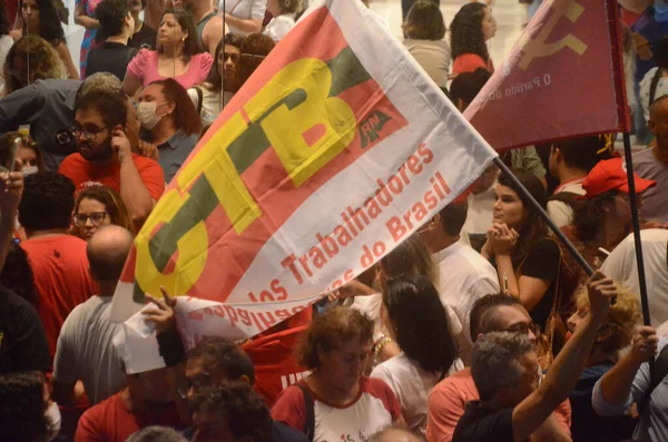 Pro Democracy Demonstration Natal January 2023 Natal Rio Grande Norte — Foto de Stock