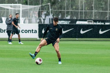 Press Conference and presentation of Fernando Lazaro; Corinthians new coach. January 11, 2023, Sao Paulo, Brazil: There was an open training session at the Corinthians Training Center in Sao Paulo as well as the presentation 