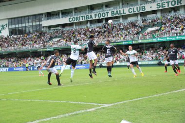 Paranaense Soccer League: Coritiba vs Arauko. January 15, 2023, Curitiba, Parana, Brazil: Soccer match between Coritiba and Aruko, valid for the first round of Paranaense Soccer League at  Couto Pereira stadium in Curitiba. 