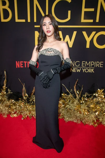Netflix Hosts Bling Empire New York Launch Event January 2023 — Foto Stock