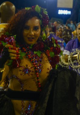 Technical Rehearsals for Carnival in Rio de Janeiro. January 21, 2023, Rio de Janeiro, Brazil: The second weekend of technical rehearsals for the samba schools, at Marques de Sapucai downtown Rio de Janeiro, Brazil. 