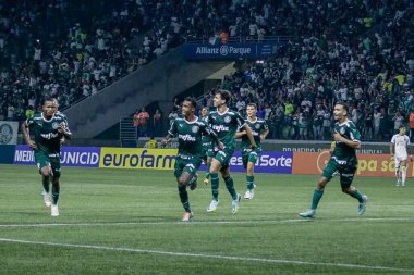 Semifinal Sao Paulo Cup between Palmeiras and Goias. January 21, 2023, Sao Paulo, Brazil: Soccer match between Palmeiras and Goias, valid for the semifinal of the Sao Paulo Junior Football Cup 2023, held at Allianz Parque Stadium