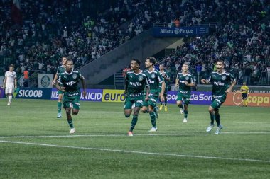 Semifinal Sao Paulo Cup between Palmeiras and Goias. January 21, 2023, Sao Paulo, Brazil: Soccer match between Palmeiras and Goias, valid for the semifinal of the Sao Paulo Junior Football Cup 2023, held at Allianz Parque Stadium