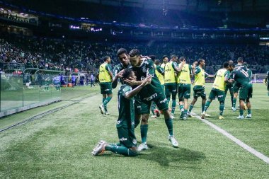 Semifinal Sao Paulo Cup between Palmeiras and Goias. January 21, 2023, Sao Paulo, Brazil: Soccer match between Palmeiras and Goias, valid for the semifinal of the Sao Paulo Junior Football Cup 2023, held at Allianz Parque Stadium