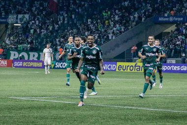 Semifinal Sao Paulo Cup between Palmeiras and Goias. January 21, 2023, Sao Paulo, Brazil: Soccer match between Palmeiras and Goias, valid for the semifinal of the Sao Paulo Junior Football Cup 2023, held at Allianz Parque Stadium