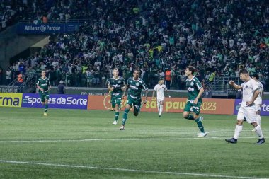 Semifinal Sao Paulo Cup between Palmeiras and Goias. January 21, 2023, Sao Paulo, Brazil: Soccer match between Palmeiras and Goias, valid for the semifinal of the Sao Paulo Junior Football Cup 2023, held at Allianz Parque Stadium