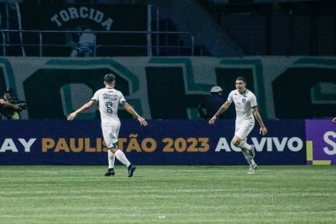 Semifinal Sao Paulo Cup between Palmeiras and Goias. January 21, 2023, Sao Paulo, Brazil: Soccer match between Palmeiras and Goias, valid for the semifinal of the Sao Paulo Junior Football Cup 2023, held at Allianz Parque Stadium