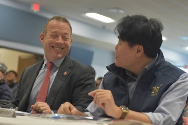 US Congressman Josh Gottheimer celebrates Lunar New Year in New Jersey. January 21, 2023, New Jersey, USA: The U.S. Congressman Josh Gottheimer (D-NJ) joins The Korean Parents Advisory Councils (kPAC)