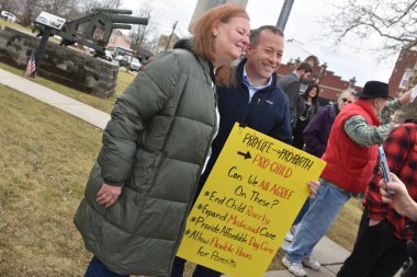 US Congressman Josh Gottheimer joins the Bigger than Roe  Womens Rally by Women for Choice. January 22, 2023, New Jersey, USA: U.S. Congressman Josh Gottheimer (D-NJ) joins North Jersey community