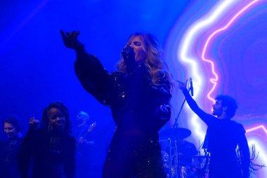 Wanessa Camargo performs during Pre-Carnival Block in Sao Paulo. January 22, 2023, Sao Paulo, Brazil: The second night of the Agrada Gregos festival had concerts by Wanessa Camargo and Axe star Carla Cristina at Komplexo Tempo na Mooca 