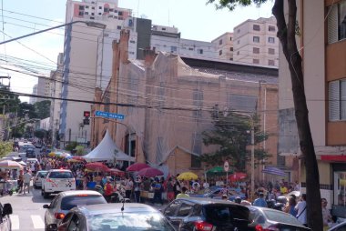 Pre Carnival Block Rehearsals in Sao Paulo. January 22, 2023, Sao Paulo, Brazil: The Baixo Augusta Academic Block held its first open rehearsal on Sunday (22) afternoon and received an audience of over 3,000 people at the MST's Shed