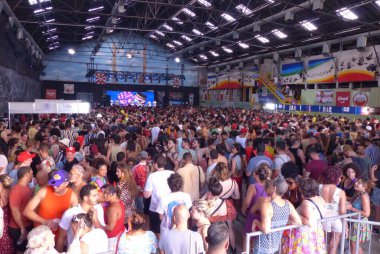 Pre Carnival Block Rehearsals in Sao Paulo. January 22, 2023, Sao Paulo, Brazil: The Baixo Augusta Academic Block held its first open rehearsal on Sunday (22) afternoon and received an audience of over 3,000 people at the MST's Shed