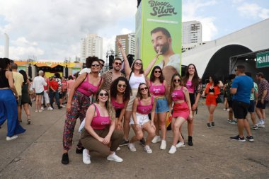 Rincon Sapiencia Performs during Festival of Pre Carnival Block of Silva in Sao Paulo. January 21, 2023, Sao Paulo, Brazil: Brazilian Rapper, Rincon Sapiencia, performs today at Memorial da America Latina at Bloco do Silva