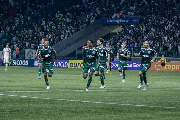 Semifinal Sao Paulo Cup between Palmeiras and Goias. January 21, 2023, Sao Paulo, Brazil: Soccer match between Palmeiras and Goias, valid for the semifinal of the Sao Paulo Junior Football Cup 2023, held at Allianz Parque Stadium