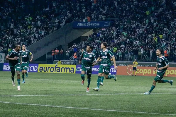 Semifinal Sao Paulo Cup between Palmeiras and Goias. January 21, 2023, Sao Paulo, Brazil: Soccer match between Palmeiras and Goias, valid for the semifinal of the Sao Paulo Junior Football Cup 2023, held at Allianz Parque Stadium
