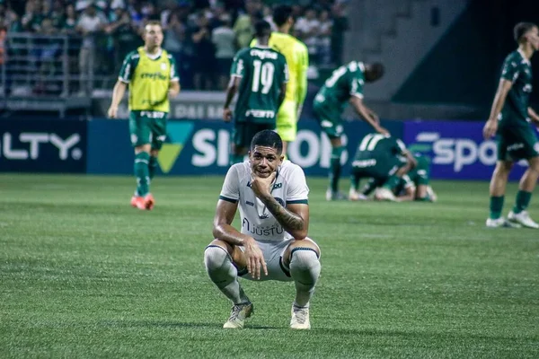 Semifinal Sao Paulo Cup between Palmeiras and Goias. January 21, 2023, Sao Paulo, Brazil: Soccer match between Palmeiras and Goias, valid for the semifinal of the Sao Paulo Junior Football Cup 2023, held at Allianz Parque Stadium