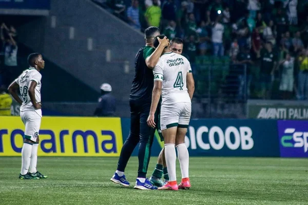Semifinal Sao Paulo Cup between Palmeiras and Goias. January 21, 2023, Sao Paulo, Brazil: Soccer match between Palmeiras and Goias, valid for the semifinal of the Sao Paulo Junior Football Cup 2023, held at Allianz Parque Stadium