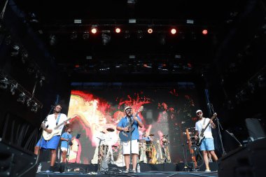 Nomad Music Festival in Sao Paulo. January 22, 2023, Sao Paulo, Brazil: Nomad music festival held at the Latin America Memorial with several singers. For the 1st edition, which takes place on Saturday (22) in Sao Paulo