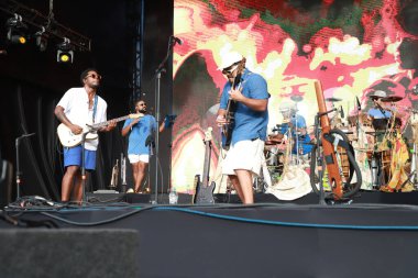 Nomad Music Festival in Sao Paulo. January 22, 2023, Sao Paulo, Brazil: Nomad music festival held at the Latin America Memorial with several singers. For the 1st edition, which takes place on Saturday (22) in Sao Paulo