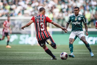 Paulista Soccer Championship: Palmeiras Vs Sao Paulo. January 22, 2023, Sao Paulo, Brazil: Soccer match between Palmeiras and Sao Paulo, valid for the 3rd round of the Paulista Soccer Championship, held at Estadio Allianz Parque