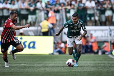 Paulista Soccer Championship: Palmeiras Vs Sao Paulo. January 22, 2023, Sao Paulo, Brazil: Soccer match between Palmeiras and Sao Paulo, valid for the 3rd round of the Paulista Soccer Championship, held at Estadio Allianz Parque