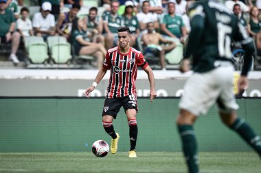 Paulista Soccer Championship: Palmeiras Vs Sao Paulo. January 22, 2023, Sao Paulo, Brazil: Soccer match between Palmeiras and Sao Paulo, valid for the 3rd round of the Paulista Soccer Championship, held at Estadio Allianz Parque