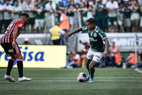 Paulista Soccer Championship: Palmeiras Vs Sao Paulo. January 22, 2023, Sao Paulo, Brazil: Soccer match between Palmeiras and Sao Paulo, valid for the 3rd round of the Paulista Soccer Championship, held at Estadio Allianz Parque