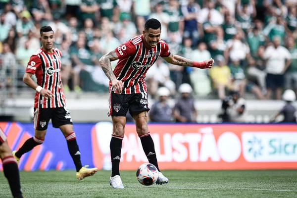Paulista Soccer Championship: Palmeiras Vs Sao Paulo. January 22, 2023, Sao Paulo, Brazil: Soccer match between Palmeiras and Sao Paulo, valid for the 3rd round of the Paulista Soccer Championship, held at Estadio Allianz Parque
