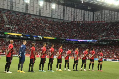 Paranaense Soccer Championship: Athletico vs Foz do Iguacu. January 25, 2023, Curitiba, Parana, Brazil: Soccer match between Atlhetico PR and Foz do Iguacu, valid for the 4th round of the 2023 Paranaense Soccer Championship