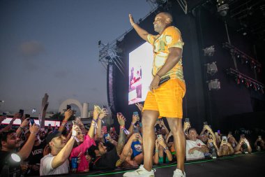 Show Pagoda do Pericao. January 25, 2023.Brazil, Sao Paulo: The concert by singer Pericles with the special participation of singers like Thiaguinho, Ana Clara and Jeniffer Nascimento on Wednesday night (25) during the 469th anniversary