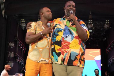 Show Pagoda do Pericao. January 25, 2023.Brazil, Sao Paulo: The concert by singer Pericles with the special participation of singers like Thiaguinho, Ana Clara and Jeniffer Nascimento on Wednesday night (25) during the 469th anniversary