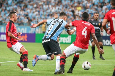 Gaucho Soccer Championship: Gremio vs Brasil de Pelotas. January 25, 2023, Porto Alegre, Rio Grande do Sul, Brazil: Soccer match between Gremio and Brasil de Pelotas, valid for the 2nd round of the 2023 Gaucho Soccer Championship