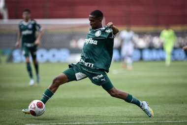 Sao Paulo Junior Soccer Championship 2023 Final: Palmeiras vs America MG. January 25, 2023, Sao Paulo, Brazil: Soccer match between Palmeiras and America-MG, valid for the 2023 Sao Paulo Junior Football Cup final