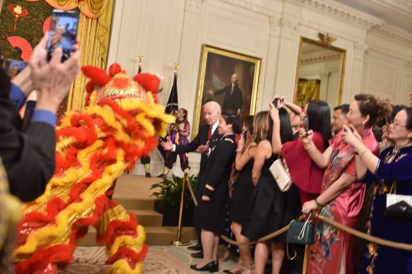 Lunar New Year Reception President Joe Biden First Lady Jill — стоковое фото