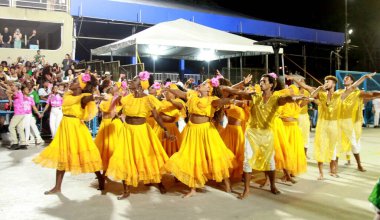 Technical rehearsals of Samba Schools Mocidade de Padre Miguel and Mangueira at Marques de Sapucai. January 29, 2023, Rio de Janeiro, Brazil