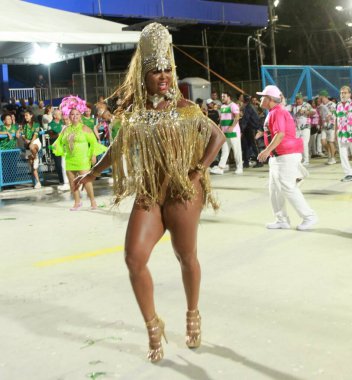 Technical rehearsals of Samba Schools Mocidade de Padre Miguel and Mangueira at Marques de Sapucai. January 29, 2023, Rio de Janeiro, Brazil