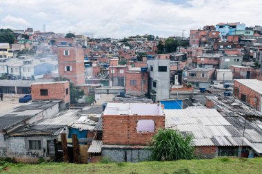 Protest and blockage of Highway with burning Tyres in Guarulhos. January 31, 2023, Guarulhos, Sao Paulo, Brazil: Residents of Vila Nova Cumbica neighborhood set tires on fire and blocked the BR-116 Pres. Dutra, km 216 highway south in Guarulhos
