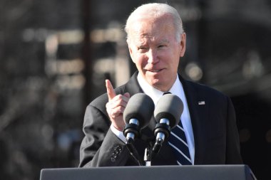 Bipartisan Infrastructure Law remarks in Baltimore. January 30, 2023, Baltimore, Maryland, USA: President of the United States Joe Biden discussed how Bipartisan Infrastructure Law funding will replace the 150-year old Baltimore and Potomac Tunnel