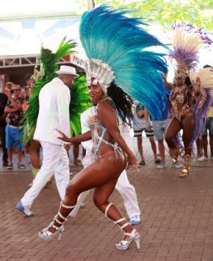 Rehearsals of Vila Isabel for Carnival in Rio de Janeiro. January 31, 2023, Rio de Janeiro, Brazil: Rehearsal of the samba school Unidos de Vila Isabel for the 2023 Carnival in Rio de Janeiro, in Cidade do Samba, in Rio de Janeiro, on Tuesday
