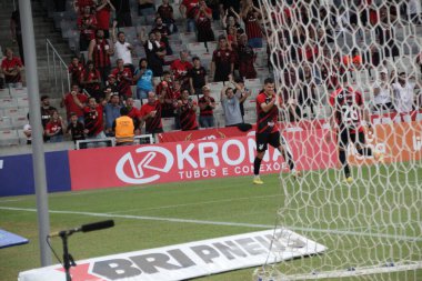 Paranaense Soccer Championship: Athletico PR vs Azuriz. February 01, 2023, Curitiba, Parana, Brazil: Soccer match between Athletico-Pr and Azuriz, valid for the 6th round of the 2023 Paranaense Soccer Championship, at Arena da Baixada