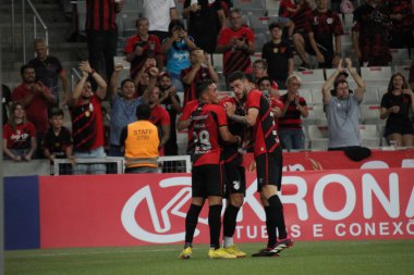 Paranaense Soccer Championship: Athletico PR vs Azuriz. February 01, 2023, Curitiba, Parana, Brazil: Soccer match between Athletico-Pr and Azuriz, valid for the 6th round of the 2023 Paranaense Soccer Championship, at Arena da Baixada