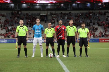 Paranaense Soccer Championship: Athletico PR vs Azuriz. February 01, 2023, Curitiba, Parana, Brazil: Soccer match between Athletico-Pr and Azuriz, valid for the 6th round of the 2023 Paranaense Soccer Championship, at Arena da Baixada