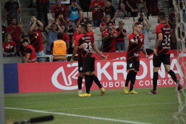 Paranaense Soccer Championship: Athletico PR vs Azuriz. February 01, 2023, Curitiba, Parana, Brazil: Soccer match between Athletico-Pr and Azuriz, valid for the 6th round of the 2023 Paranaense Soccer Championship, at Arena da Baixada