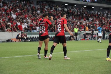 Paranaense Soccer Championship: Athletico PR vs Azuriz. February 01, 2023, Curitiba, Parana, Brazil: Soccer match between Athletico-Pr and Azuriz, valid for the 6th round of the 2023 Paranaense Soccer Championship, at Arena da Baixada
